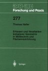 Buchcover T. Haller: Erfassen und Verarbeiten komplexer Geometrie in Meßtechnik und Flächenrückführung