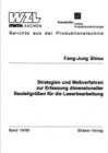 Buchcover F.-J. Shiou: Strategien und Meßverfahren zur Erfassung dimensioneller Bauteilgrößen für die Laserbearbeitung