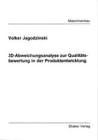 Buchcover V. Jagodzinski: 3D-Abweichungsanalyse zur Qualitätsbewertung in der Produktentwicklung