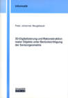 Buchcover P. J. Neugebauer: 3D-Digitalisierung und Rekonstruktion realer Objekte unter Berücksichtigung der Sensorgeometrie