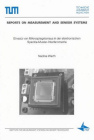 Buchcover N. Werth: Einsatz von Mikrospiegelarrays in der elektronischen Speckle-Muster-Interferometrie