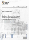 Buchcover M. Kästner: Optische Geometrieprüfung präzisionsgeschmiedeter Hochleistungsbauteile