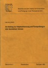 Buchcover H. Wolf: Ein Beitrag zur Objekterkennung und Formprüfung in drei räumlichen Achsen