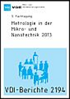 Buchcover: VDI Berichte 2194: Metrologie in der Mikro- und Nanomesstechnik 2013