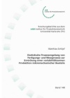 Buchcover M. Schlipf: Statistische Prozessregelung von Fertigungs- und Messprozess zur Erreichung einer variabilitätsarmen Produktion mikromechanischer Bauteile
