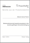Buchcover A. X. Pavim: Selbstoptimierende Inspektionssysteme in der wandlungsfähigen Kleinserienfertigung