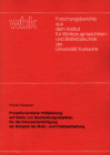 Buchcover F. Fleissner: Prozeßorientierte Prüfplanung auf Basis von Bearbeitungsobjekten für die Kleinserienfertigung am Beispiel der Bohr- und Fräsbearbeitung