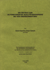 Buchcover J. Gantzlin: Ein Beitrag zur automatisierten Qualitätssicherung bei der Drehbearbeitung