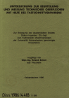 Buchcover R. Scherr: Untersuchungen zur Beurteilung und Messung technischer Oberflächen mit Hilfe des Tastschnittverfahrens