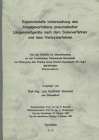 Buchcover L. G. Sommer: Experimentelle Untersuchung des Anzeigeverhaltens pneumatischer Längenmeßgeräte nach dem Solexverfahren und dem Venturiverfahren