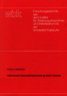 Buchcover P. Uebelhör: Inprocess-Geometriemessung beim Honen